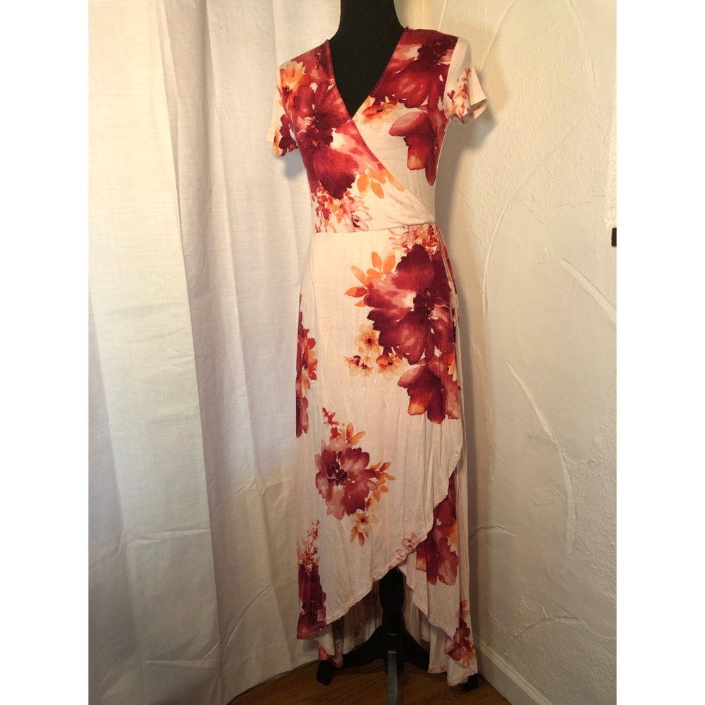 Forever 21 Floral Wrap Style Dress